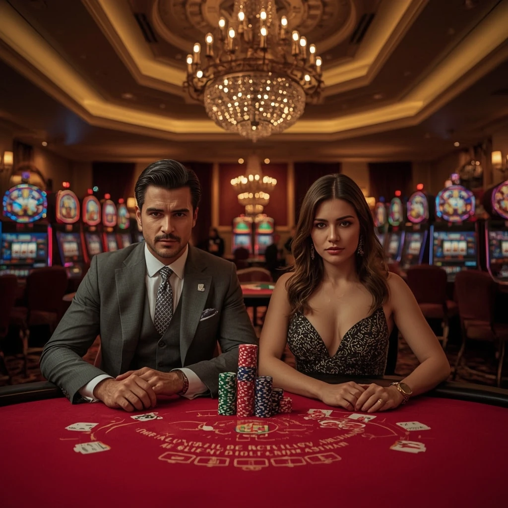 Deux joueurs de poker dans un Betsson Casino